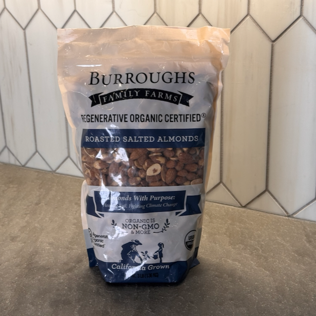 Bulk Roasted Salted Organic Almonds