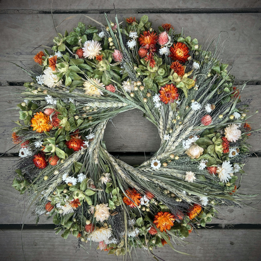 Handcrafted Dried Floral Wreath (#2)